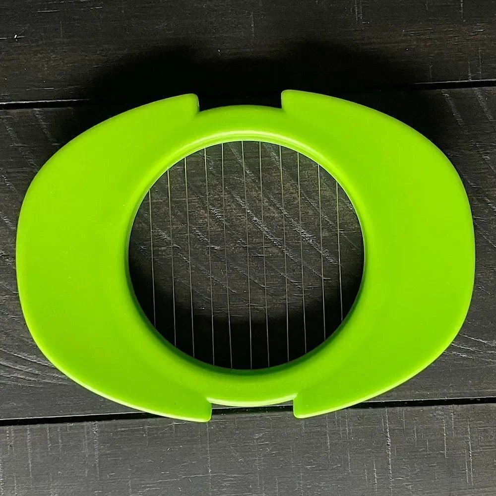 New! Egg Slicer with Three Nesting Cutters (Thin Slices, Wedges & Halves).